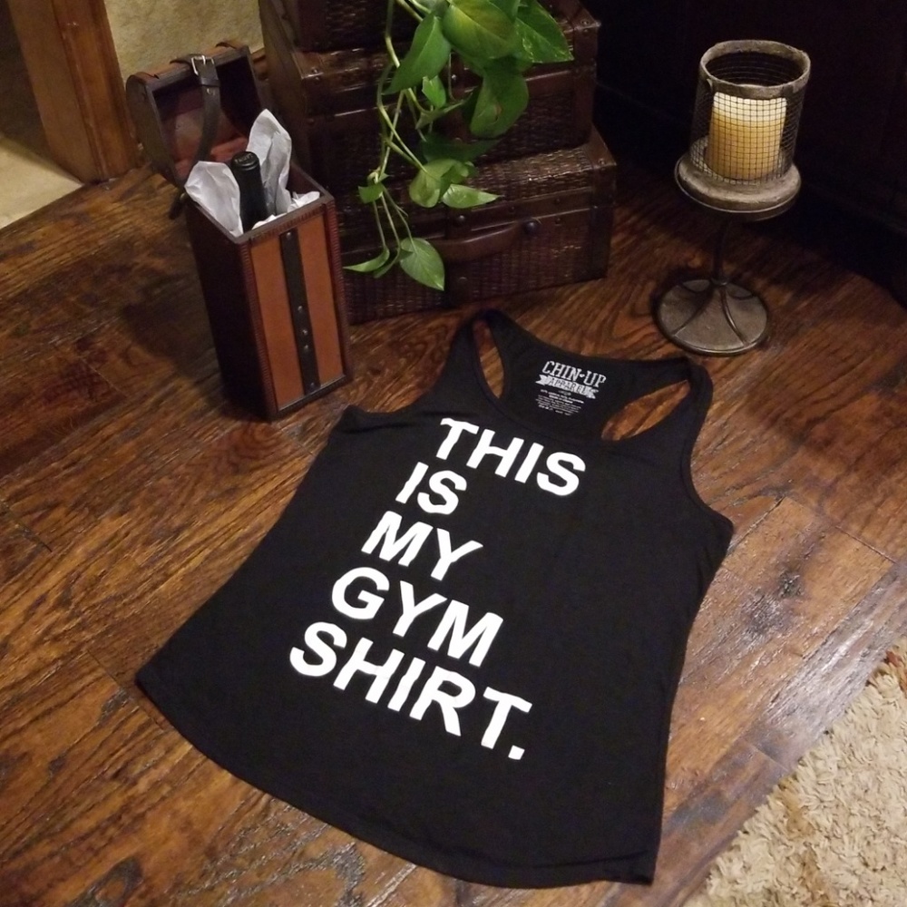 CHIN❣ UP APPAREL "This is My Gym T-shirt" - Picture 1 of 4